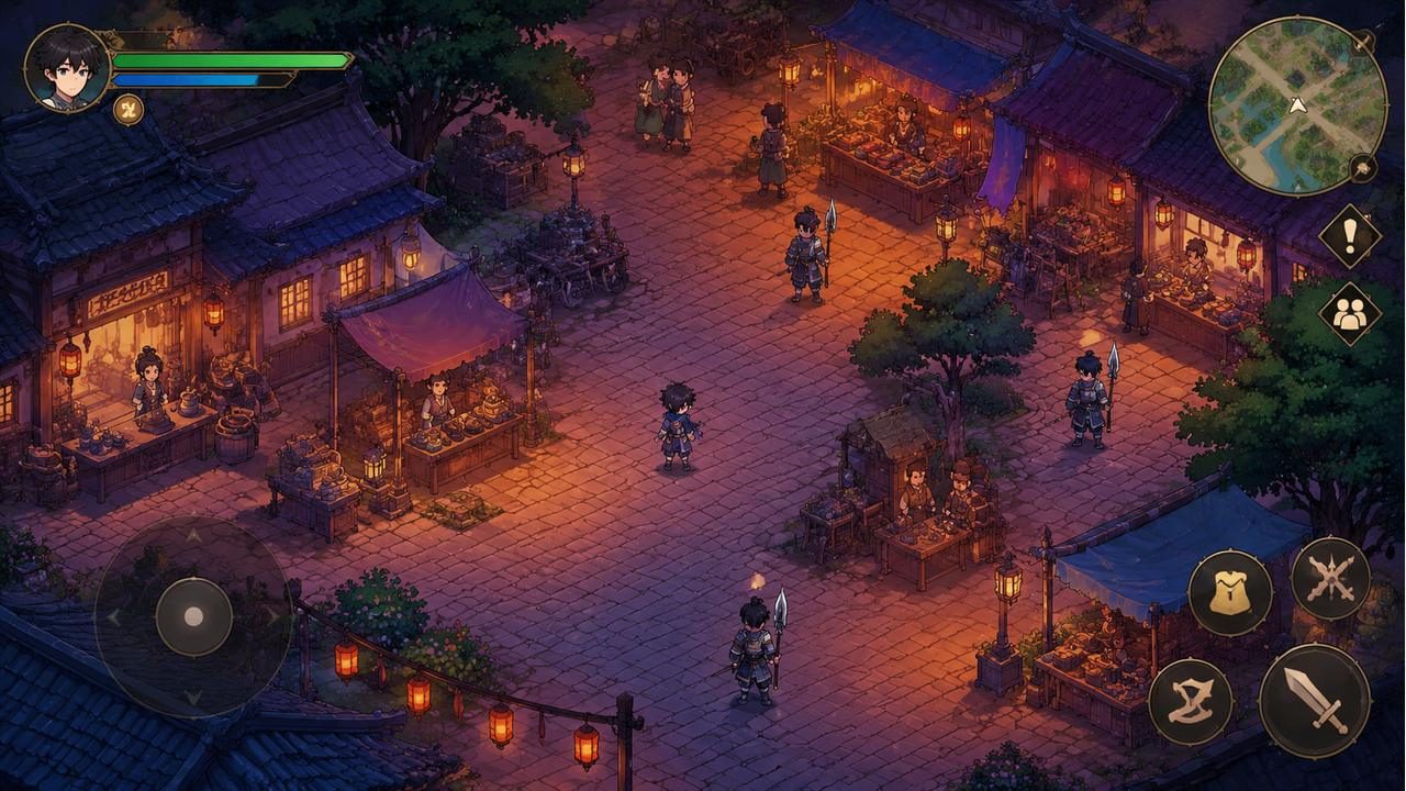 交易街的屑卫兵 角色路线 预览图