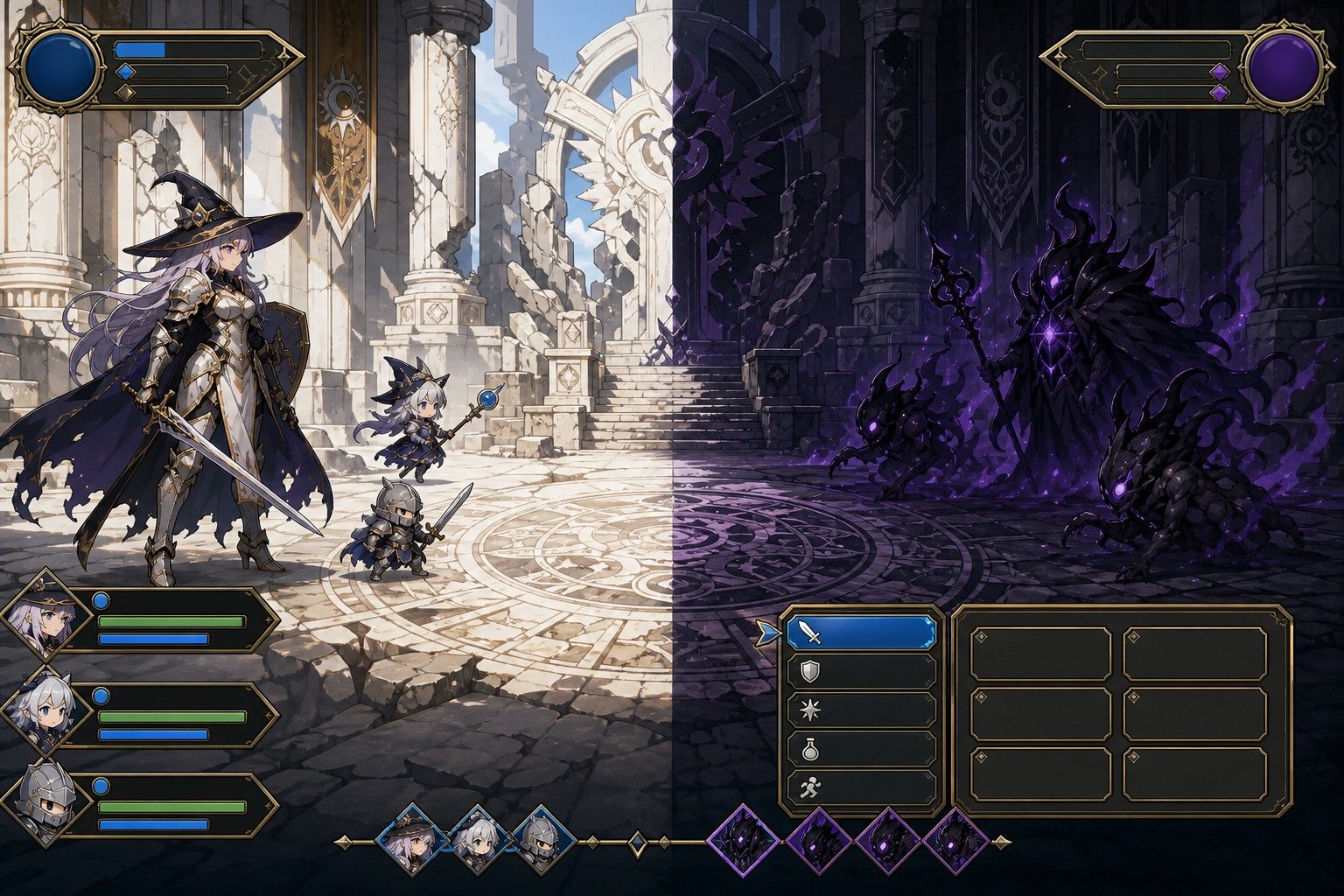 魔女骑士安娜 RPG战斗 内容截图 4
